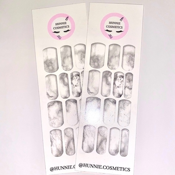 White Marble Nail Decal - 2 sheets included! - Picture 1 of 3
